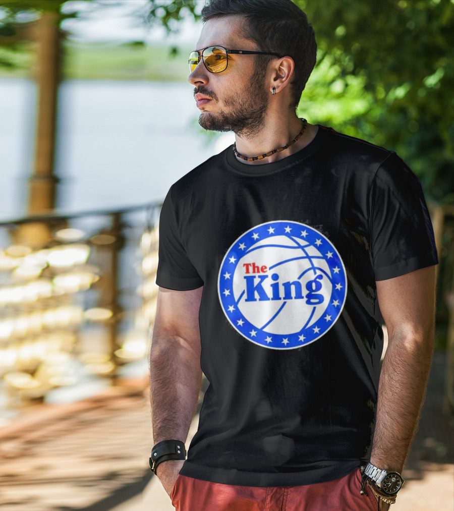 Philadelphia 76ers The King NBA Basketball Stars T-Shirt
