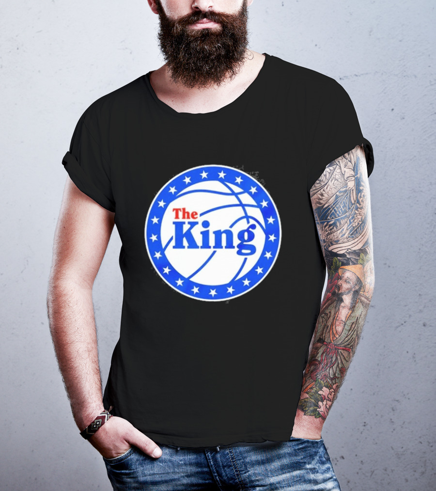 Philadelphia 76ers The King NBA Basketball Stars T-Shirt