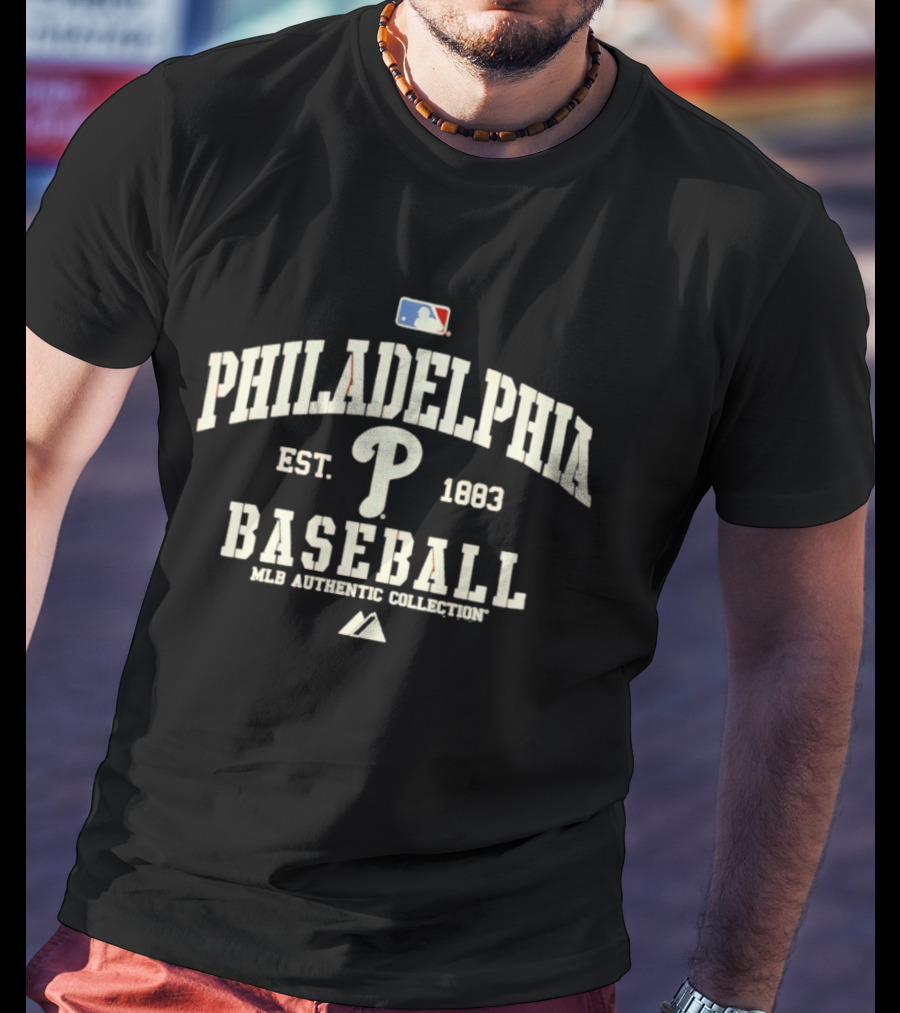 Philadelphia Baseball Est 1883 MLB Authentic Collection P T-Shirt