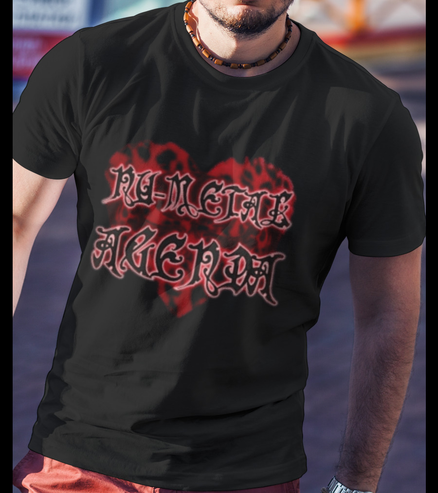 Nu Metal Agenda Heart Kittenma T-Shirt