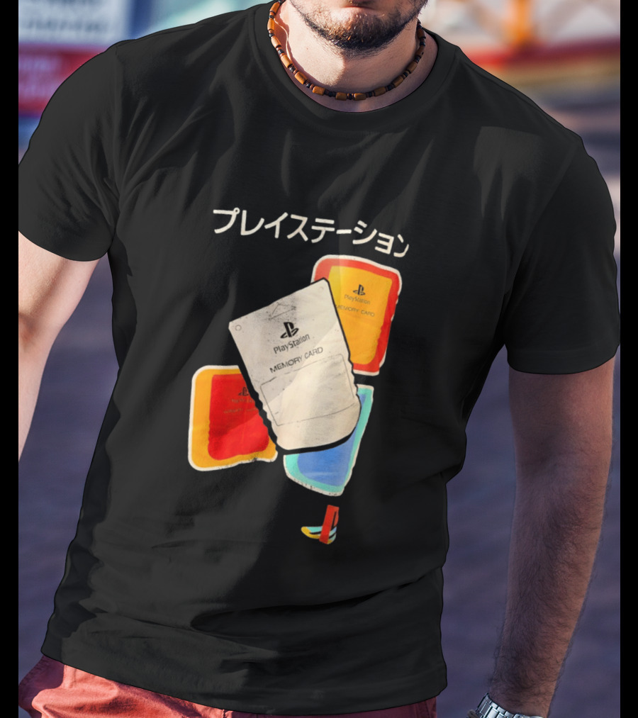 PlayStation Memory Card PS1 Sony Classic Retro Gaming Accessories T-Shirt
