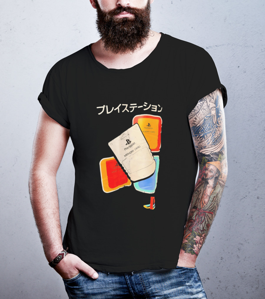 PlayStation Memory Card PS1 Sony Classic Retro Gaming Accessories T-Shirt