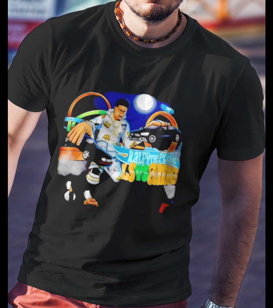 Ralfy The Plug LS Vs AMG Hot Wheels Racing Adventure With Street Style And Iconic Moonlit Scene T-Shirt