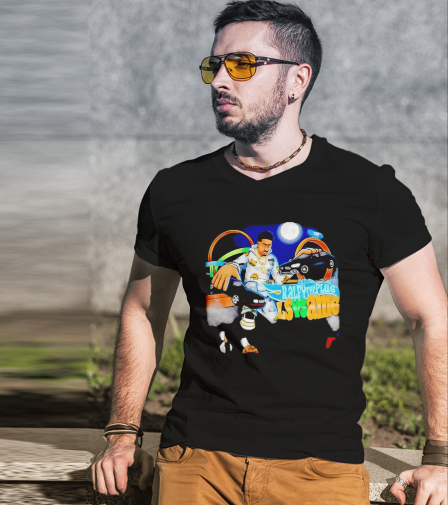 Ralfy The Plug LS Vs AMG Hot Wheels Racing Adventure With Street Style And Iconic Moonlit Scene T-Shirt