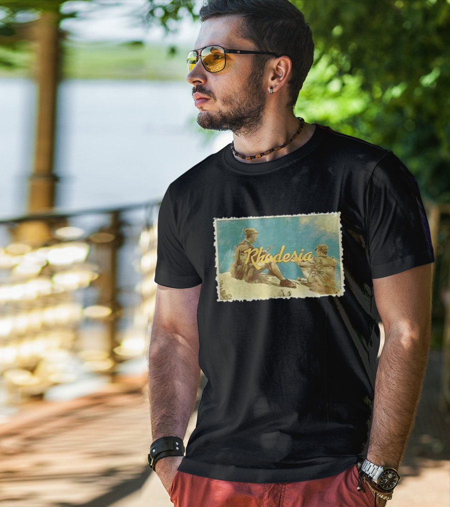Rhodesia Soldiers Bush War Vintage Nostalgia T-Shirt