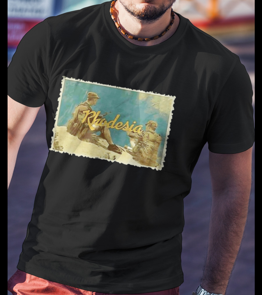 Rhodesia Soldiers Bush War Vintage Nostalgia T-Shirt