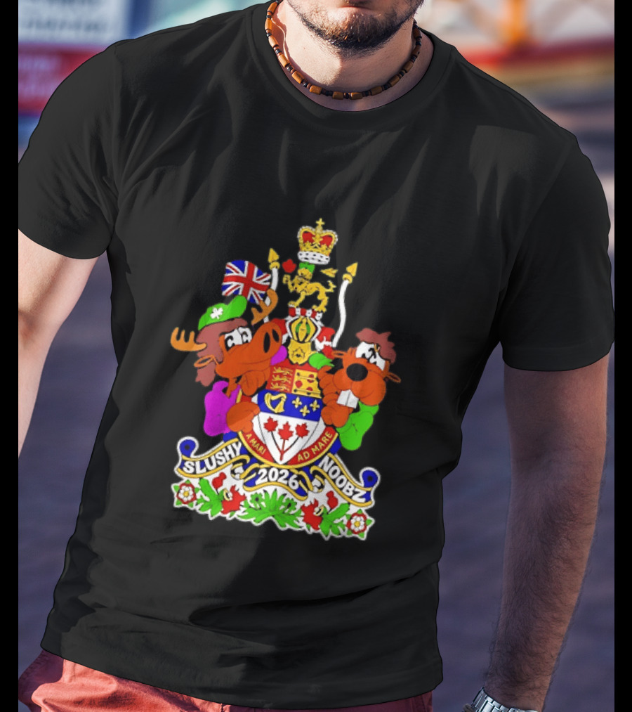 Slushy Noobz 2026 Coat Of Arms A Mari Ad Mare Martin Hamzah T-Shirt