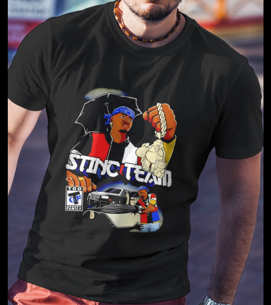 Stinc Team Too Greedy Family Urban Streetwear T-Shirt