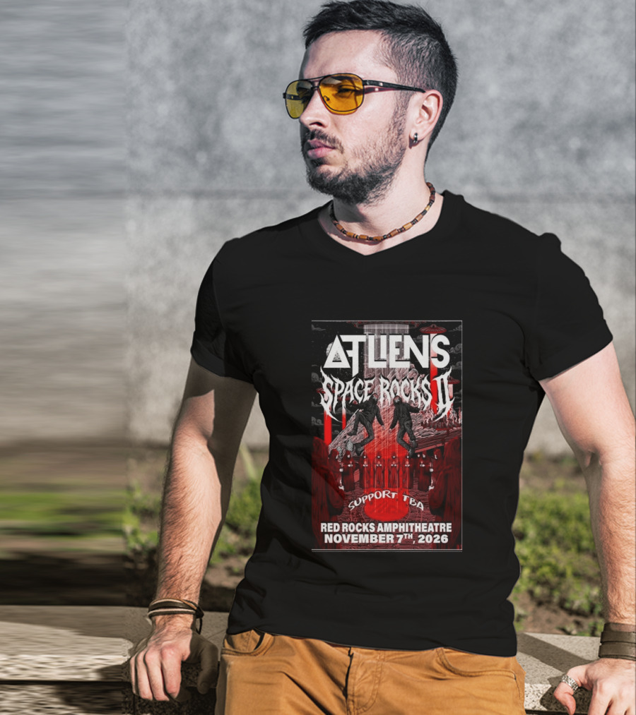 ATLIENS Space Rocks II Red Rocks Amphitheatre November 7 2026 T-Shirt