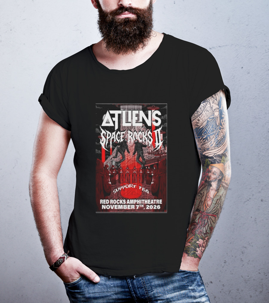 ATLIENS Space Rocks II Red Rocks Amphitheatre November 7 2026 T-Shirt