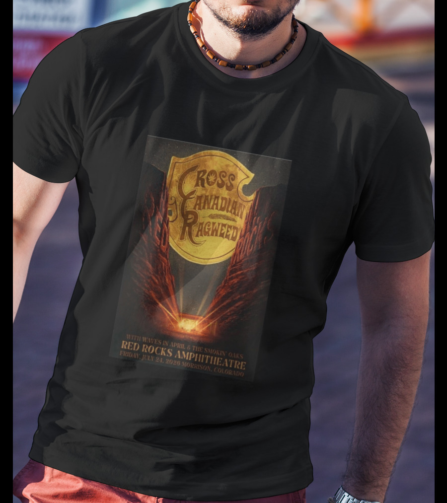 Cross Canadian Ragweed Red Rocks Amphitheatre Morrison Colorado July 24 2026 T-Shirt