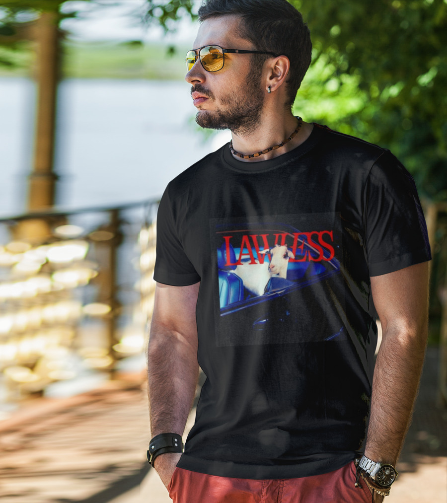 LAWLESS Goat In Car SB Driving T-Shirt
