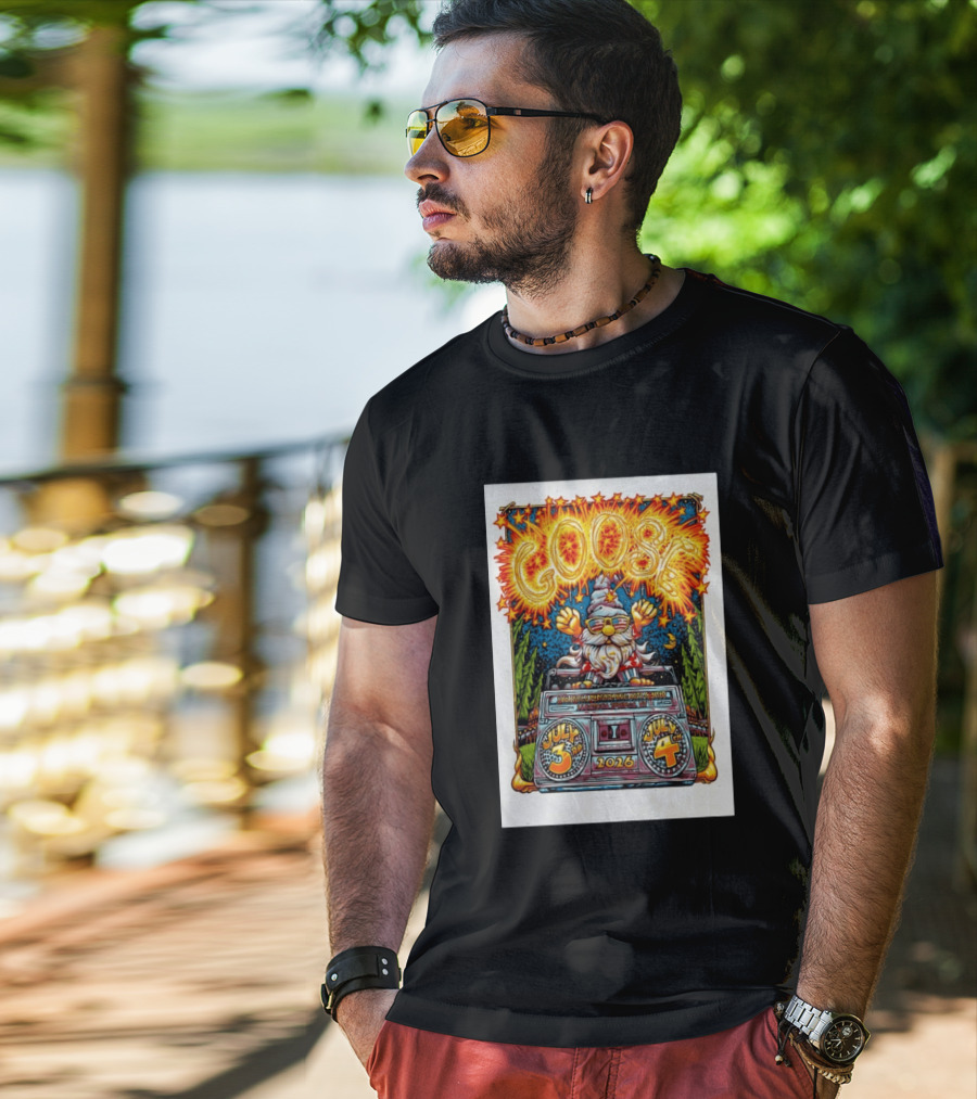 Goose July 3rd 4th 2026 Saratoga Springs NY T-Shirt