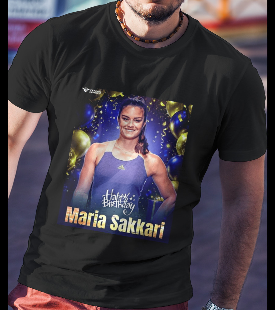 Happy Birthday Maria Sakkari Tennis Insider Celebration T-Shirt