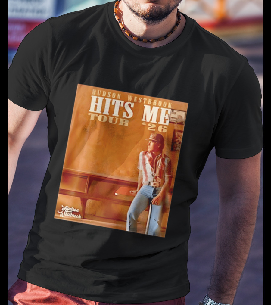 Hudson Westbrook Hits Me Tour '26 Retro Americana T-Shirt