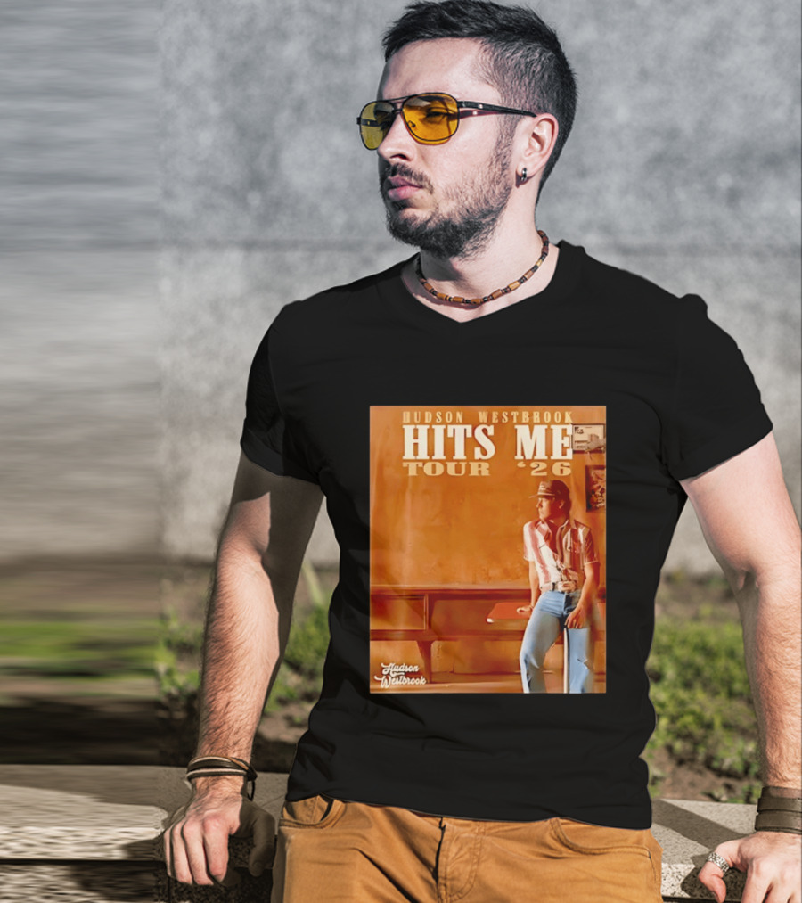 Hudson Westbrook Hits Me Tour '26 Retro Americana T-Shirt