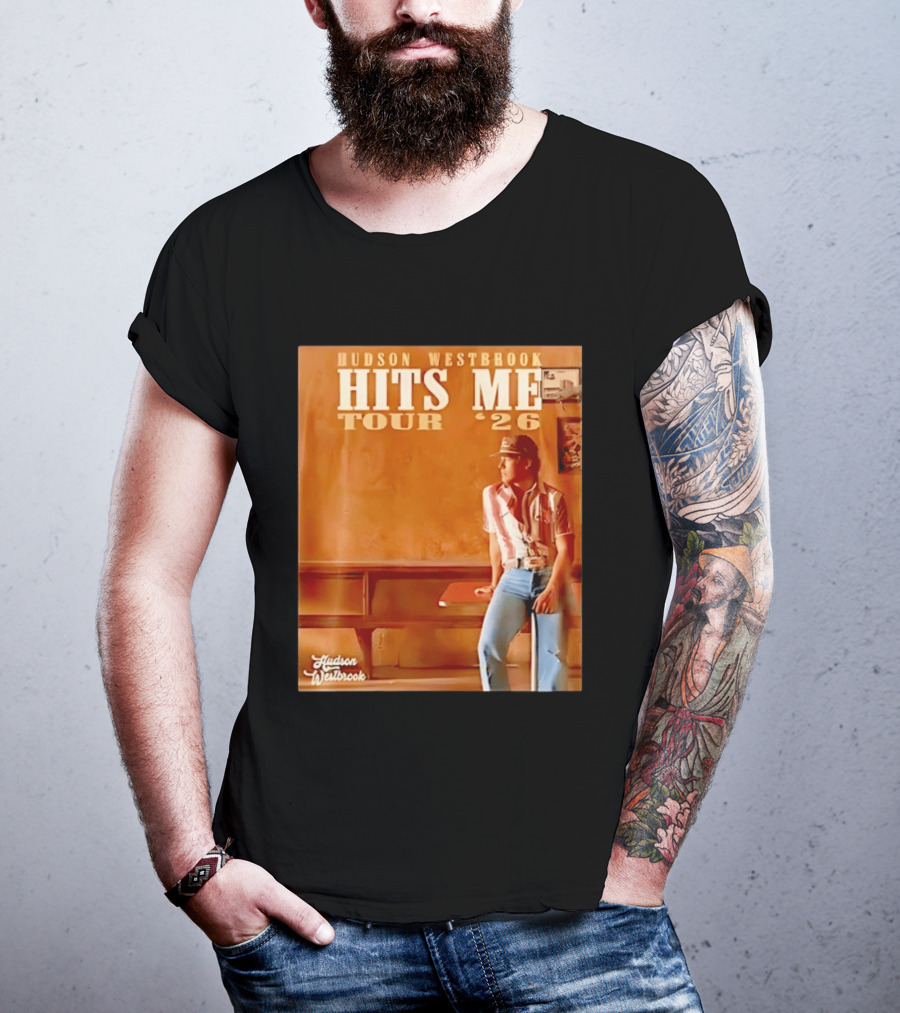 Hudson Westbrook Hits Me Tour '26 Retro Americana T-Shirt