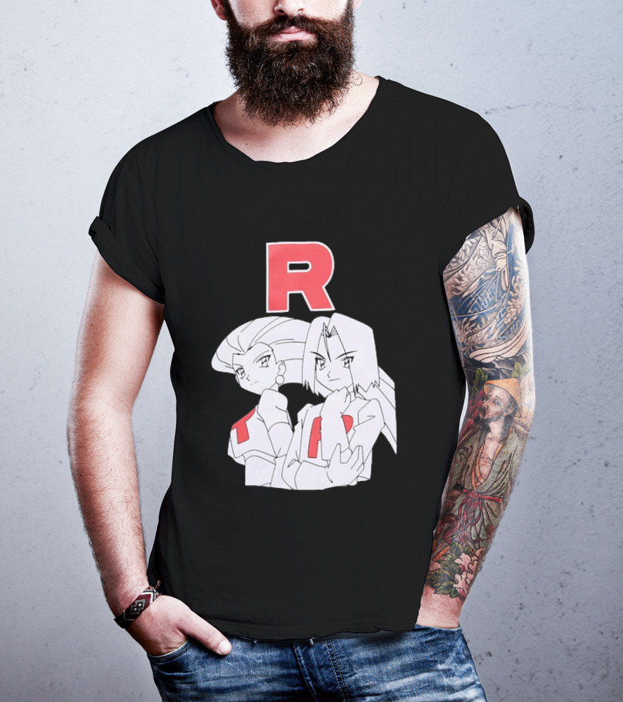 Jessie James Team Rocket R POKEMON Characters T-Shirt