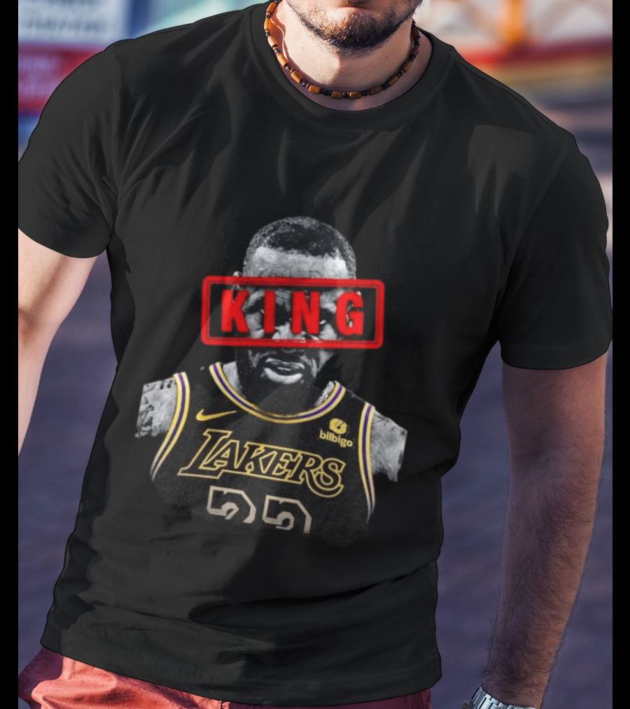 LeBron James Los Angeles Lakers 23 KING Iconic Basketball Legend T-Shirt