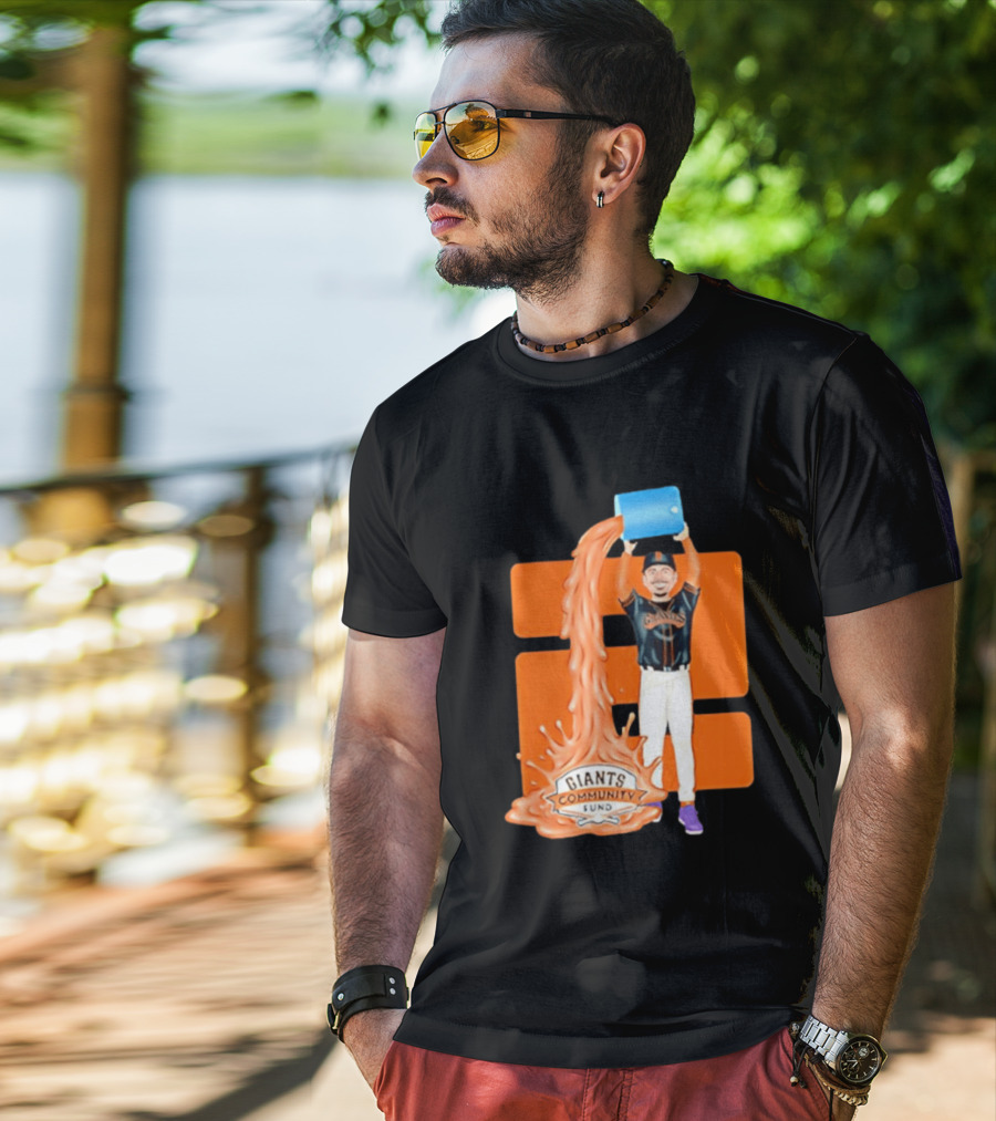 San Francisco Giants Community Fund Logan Webb Splash T-Shirt