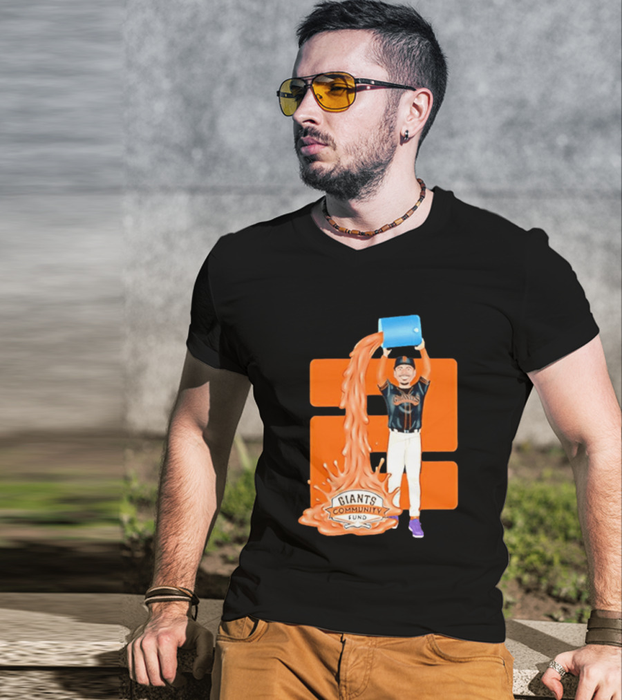 San Francisco Giants Community Fund Logan Webb Splash T-Shirt
