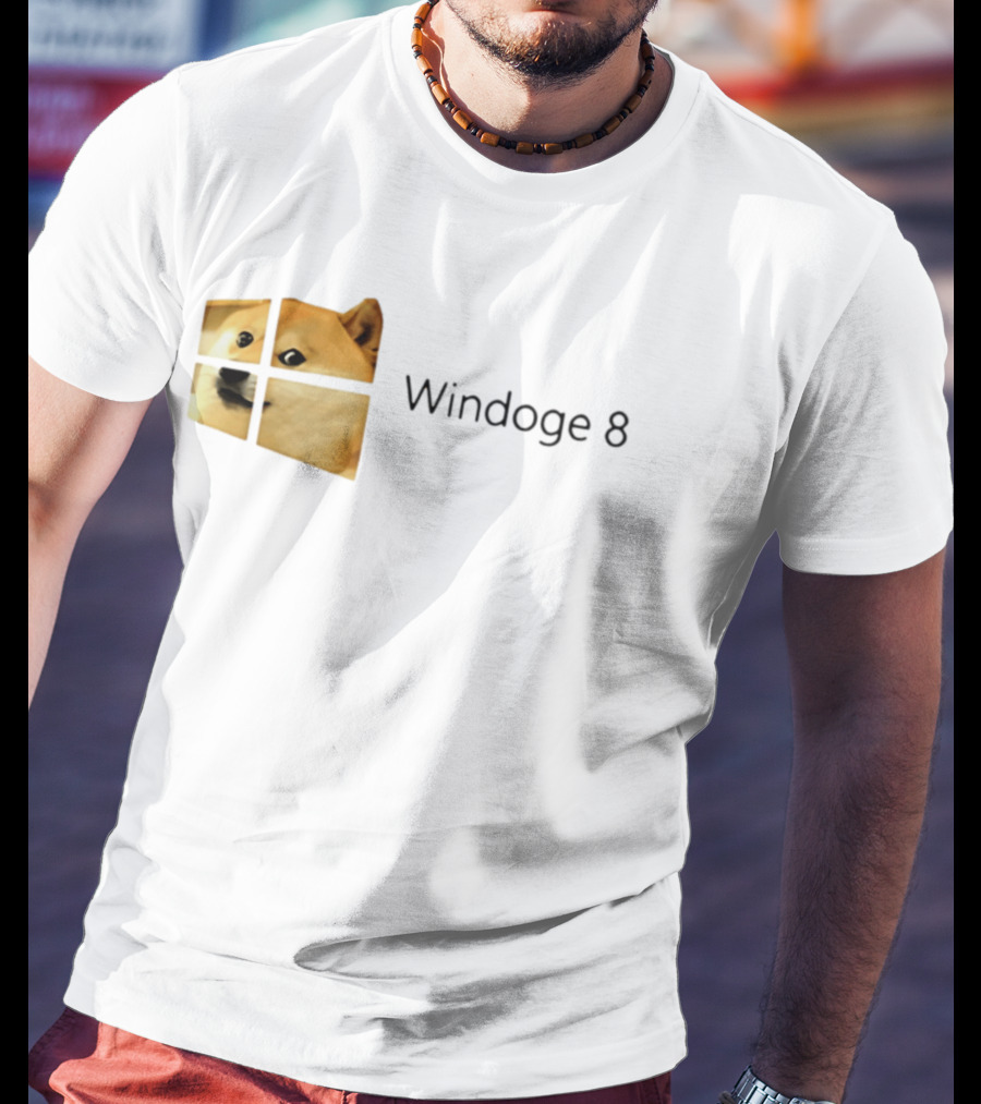 Doge Meme Windoge 8 Windows T-Shirt