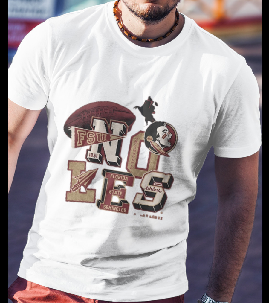 Florida State Seminoles Unconquered 1851 FSU Athletic Flo Grown Original T-Shirt