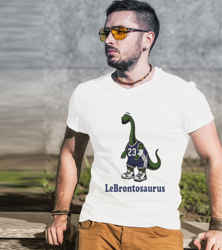 Lebrontosaurus 23 Basketball Dinosaur Philadelphia 76ers Lebron James T-Shirt
