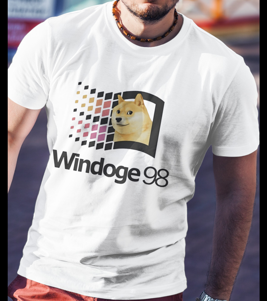 Windoge 98 Doge Meme Computer T-Shirt