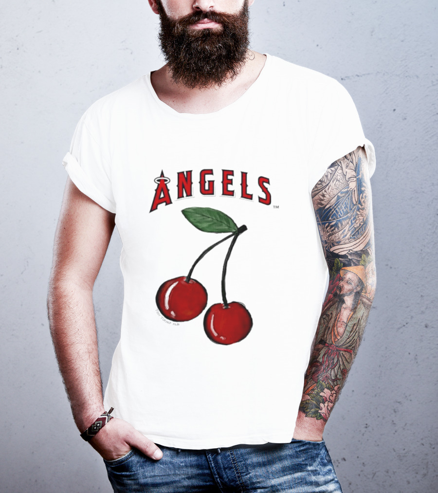 Los Angeles Angels Tiny Turnip MLB Cherries T-Shirt