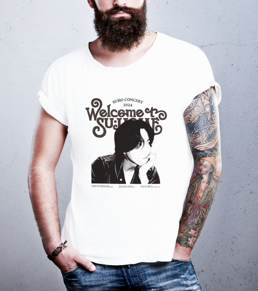 SUHO Concert 2024 Welcome To Su Home Tokyo Osaka Aichi Tour T-Shirt