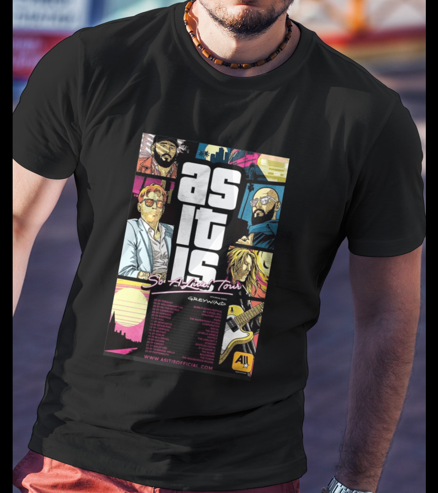 As It Is So Alive Tour UK Ireland 2026 Featuring Greywind T-Shirt