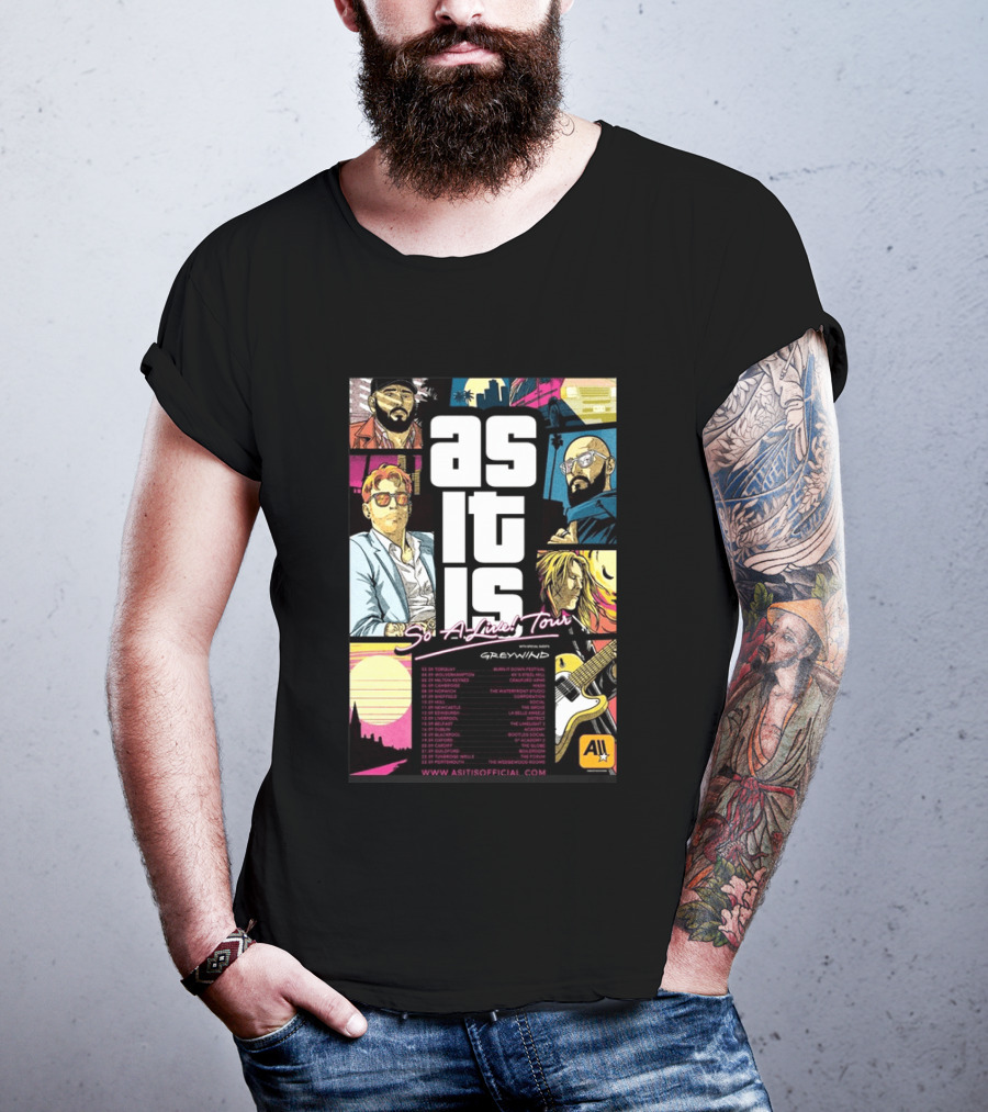 As It Is So Alive Tour UK Ireland 2026 Featuring Greywind T-Shirt