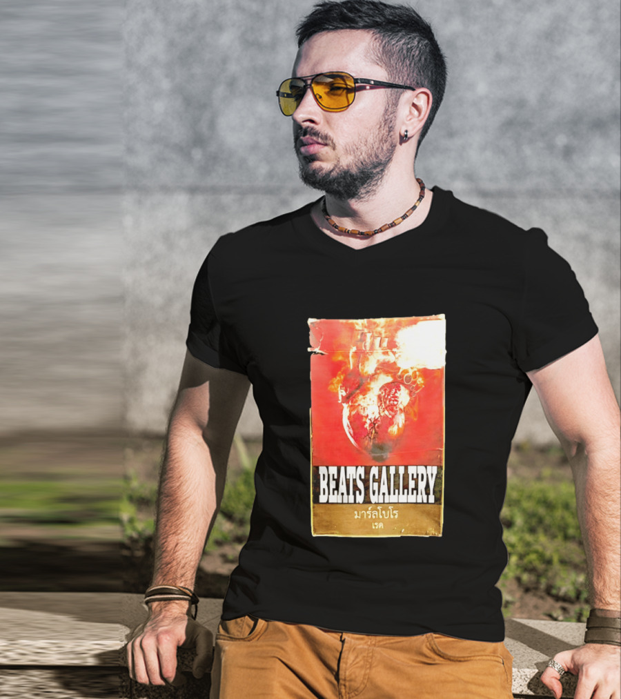BEATS GALLERY Marlboro Red Anatomical Heart T-Shirt