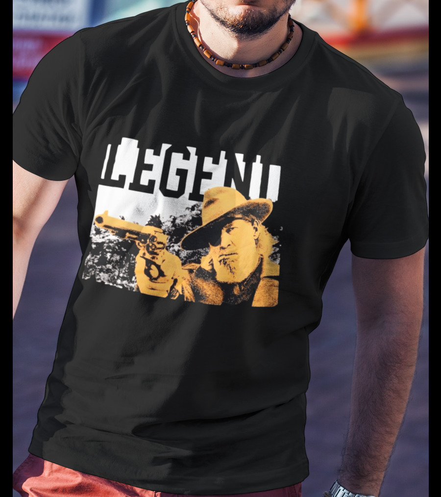Legend Clint Eastwood Pointing Revolver T-Shirt
