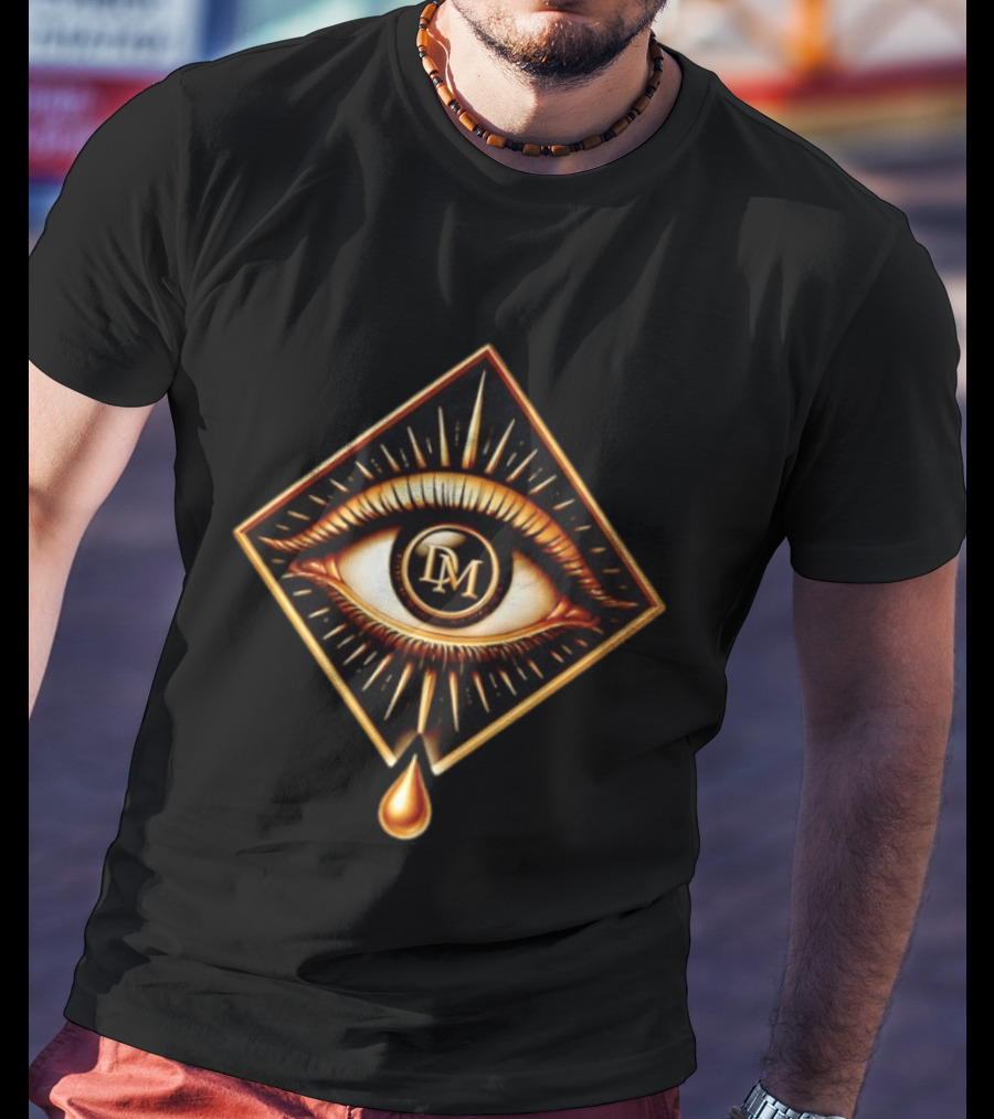 DM Luxury Brand Divine Moodwear Eye Symbol Minimalist T-Shirt