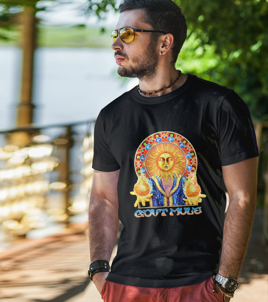 Gov't Mule Psychedelic Sunburst Summer Tour 2026 T-Shirt