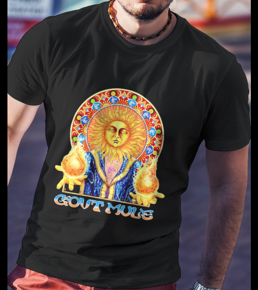 Gov't Mule Psychedelic Sunburst Summer Tour 2026 T-Shirt