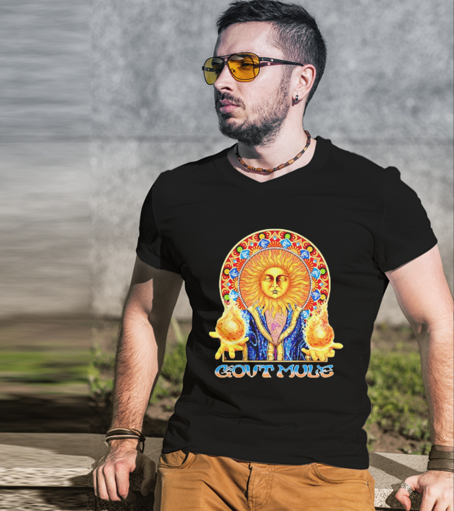 Gov't Mule Psychedelic Sunburst Summer Tour 2026 T-Shirt