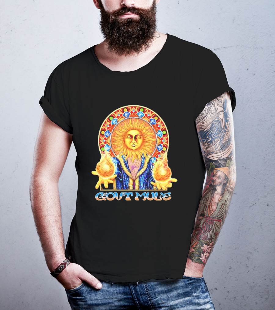 Gov't Mule Psychedelic Sunburst Summer Tour 2026 T-Shirt