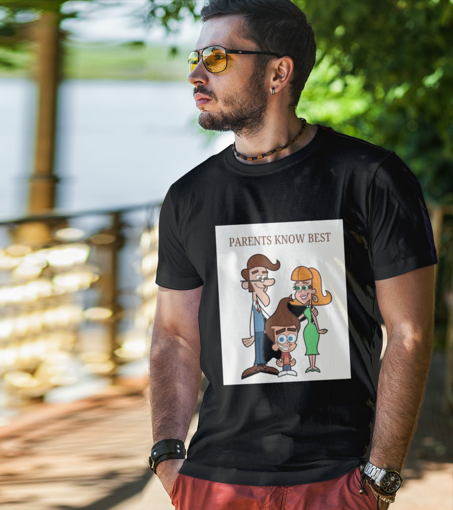 Parents Know Best Jimmy Neutron Timmy Turner Cartoon Mashup T-Shirt