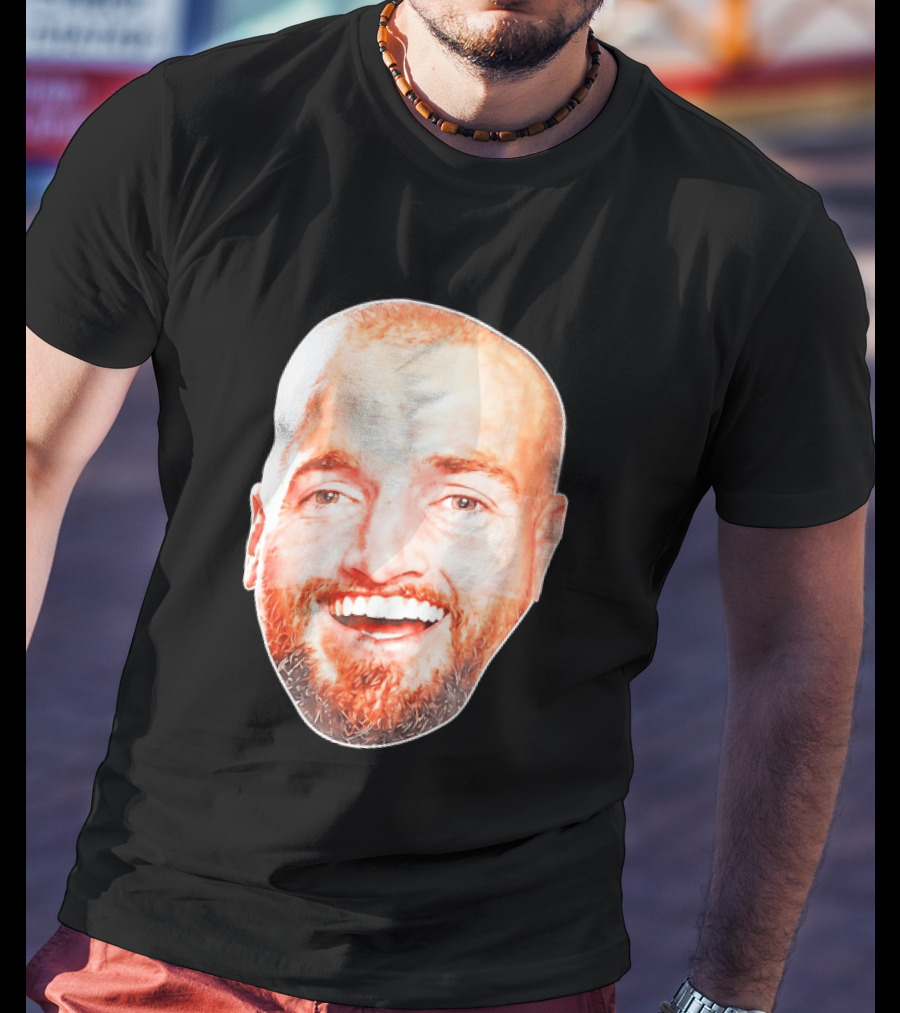 Post Malone Smiling Face Celebrity Image T-Shirt