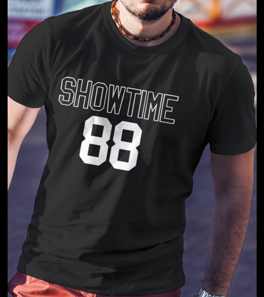 Showtime 88 Jersey Sports Retro Fashion Basketball T-Shirt