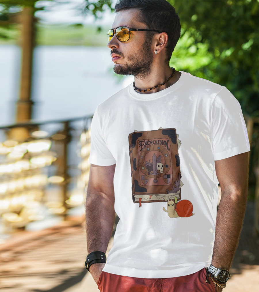 Adventure Time Enchiridion Snail Cartoon Network Book T-Shirt
