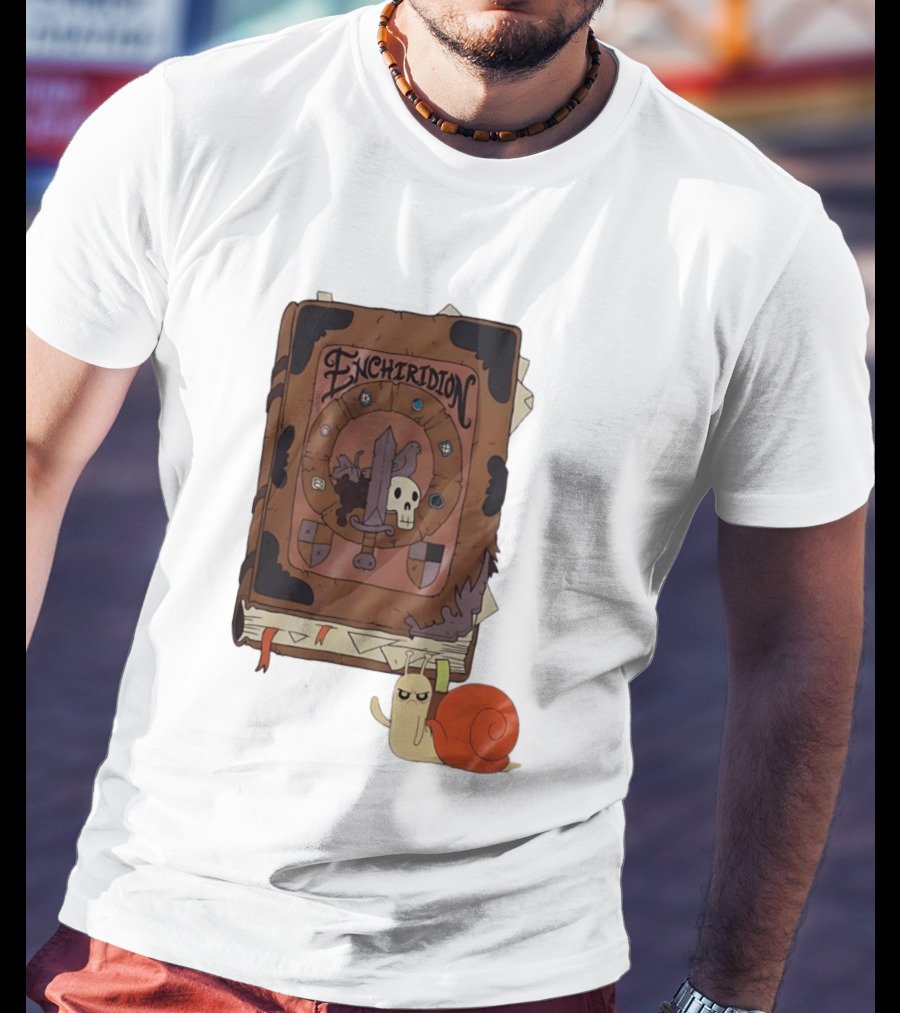 Adventure Time Enchiridion Snail Cartoon Network Book T-Shirt