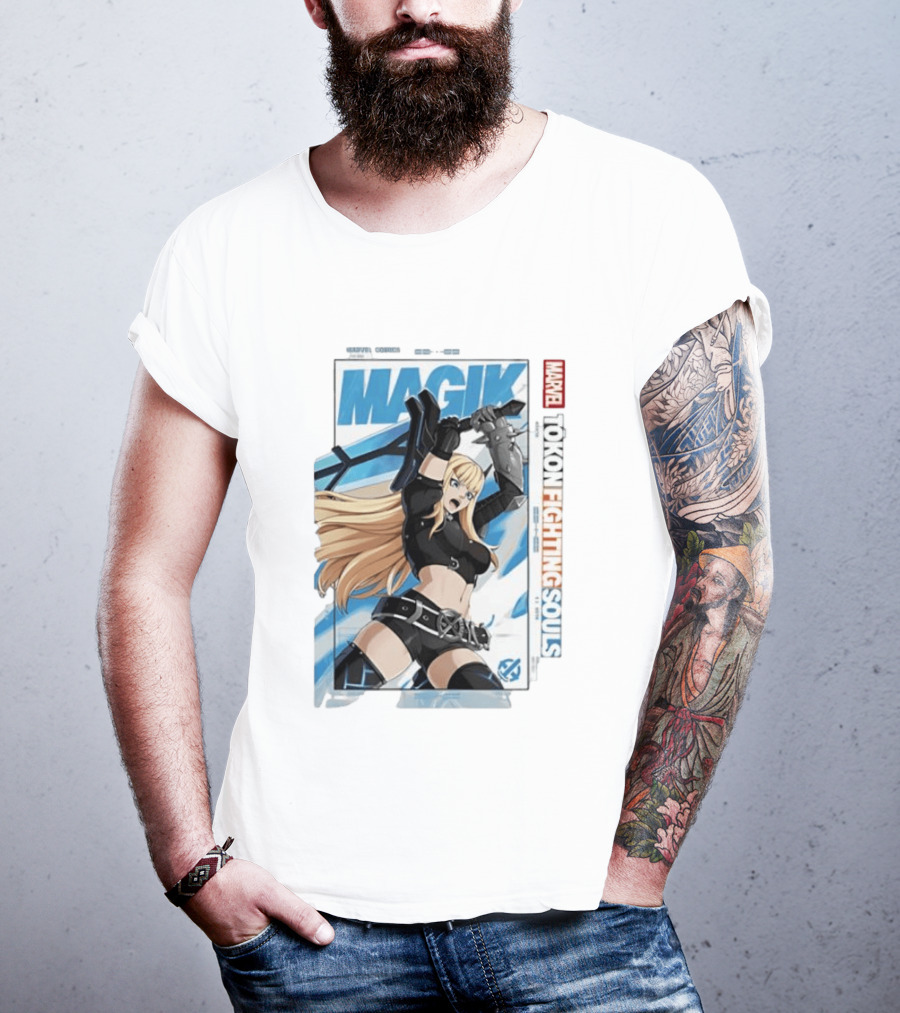 Magik Marvel Tokon Fighting Souls X Men T-Shirt