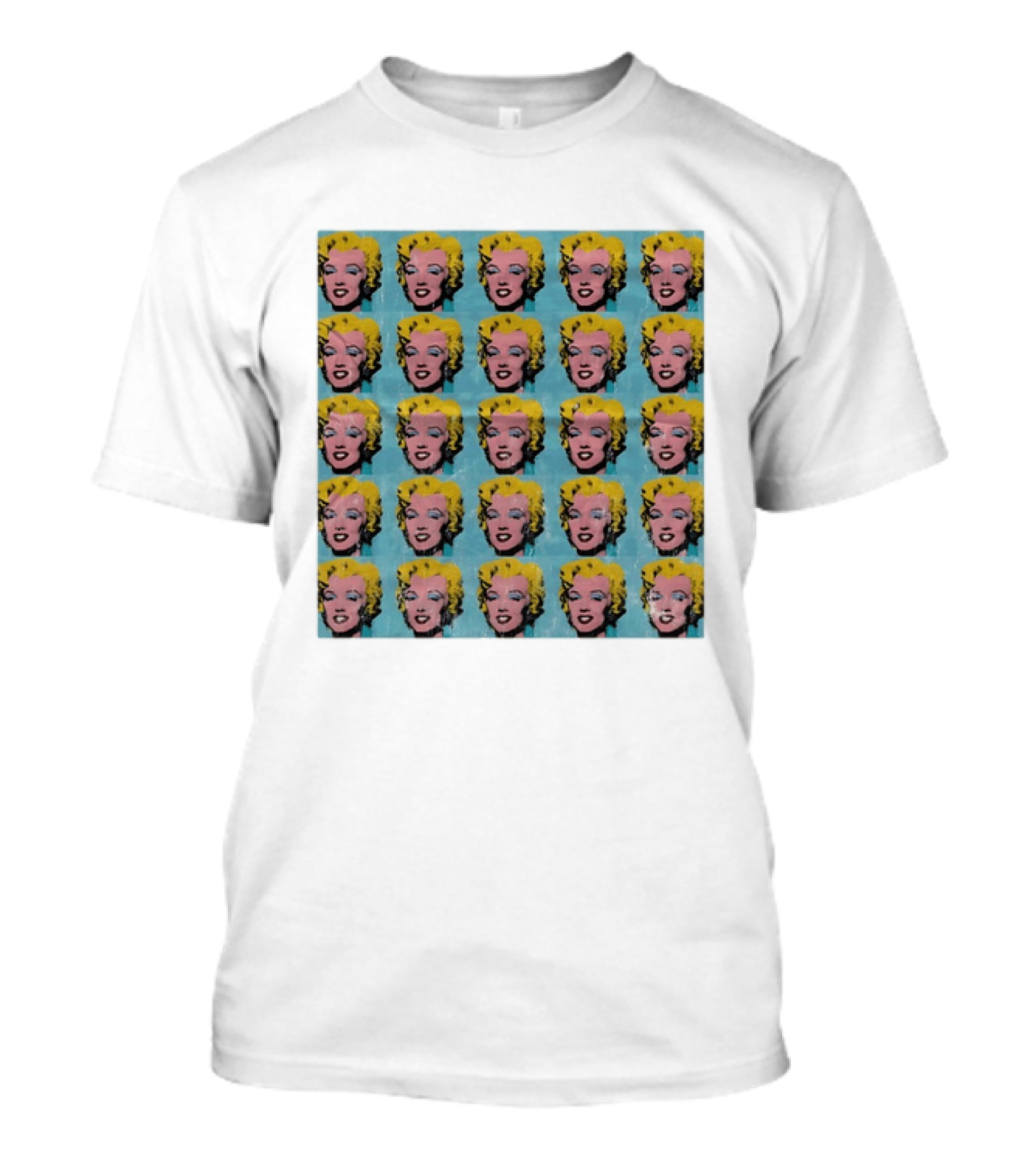 Marilyn Monroe Andy Warhol Pop Art Iconic Repeated T-Shirt