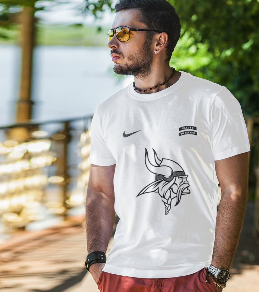 Nike Minnesota Vikings Salute To Service Camouflage NFL T-Shirt