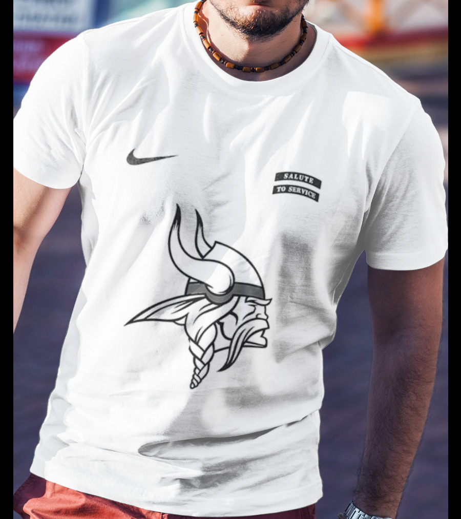 Nike Minnesota Vikings Salute To Service Camouflage NFL T-Shirt