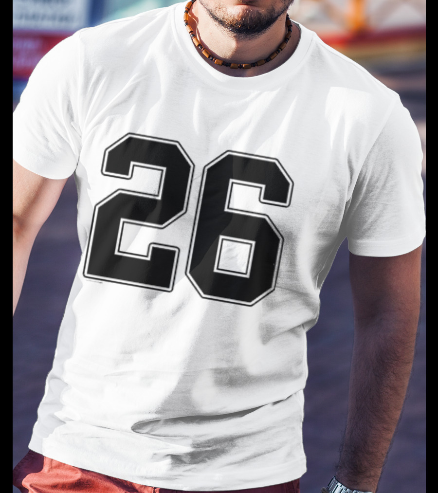 Minnesota Vikings Salute To Service 26 Name And Number T-Shirt